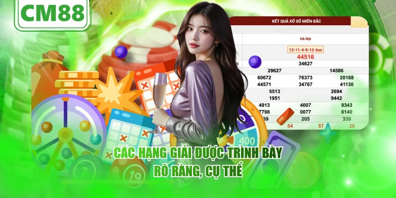 Các hạng giải được trình bày rõ ràng, cụ thể