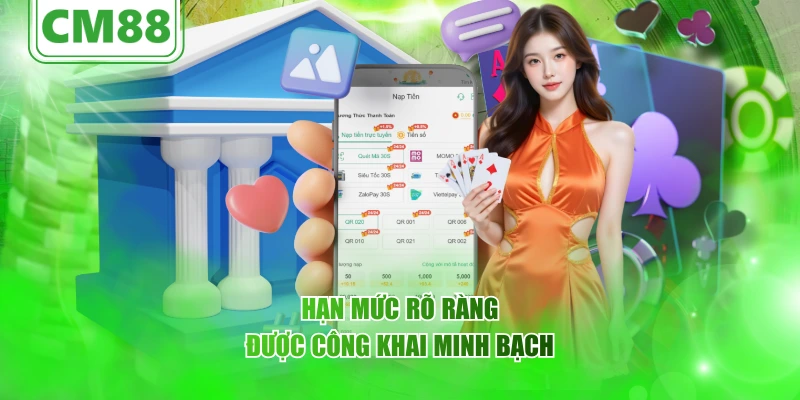 Hạn mức rõ ràng, được công khai minh bạch